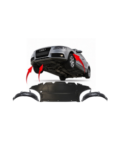 Engine Splash Shield & Fender Liner Set Kit for Audi A4 2013-2016
