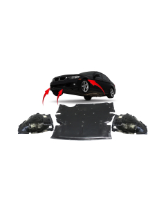 Engine Splash Shield & Fender Liner Set Kit for BMW 3-Series F30 2013-2015