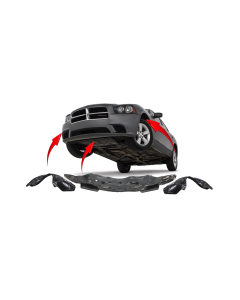 Engine Splash Shield & Fender Liner Set Kit for Dodge Charger 2011-2014