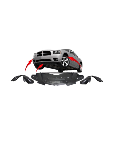 Engine Splash Shield & Fender Liner Set Kit for Dodge Charger 2011-2014