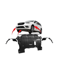 Engine Splash Shield & Fender Liner Set Kit for Chrysler Pacifica 2017-2022