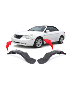 Fender Liner Set for Chrysler 200 2007-2011
