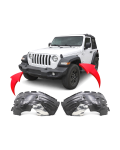 Fender Liner Set for Jeep Wrangler 2019-2024