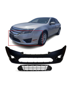 Bumper Cover & Grille for Ford Fusion 2010-2012