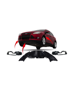 Engine Splash Shield & Fender Liner Set Kit for Ford Focus 2012-2018