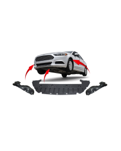 Engine Splash Shield & Fender Liner Set Kit for Ford Fusion 2013-2016