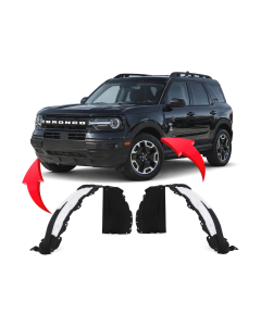 Fender Liner Set for Ford Bronco Sport 2021-2025