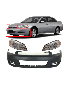 Bumper Cover & Hl Set for Chevrolet Impala 2006-2013