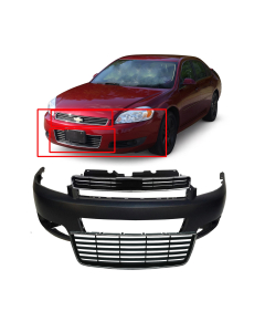 Bumper Cover & Grille Kit for Chevrolet Impala 2006-2016