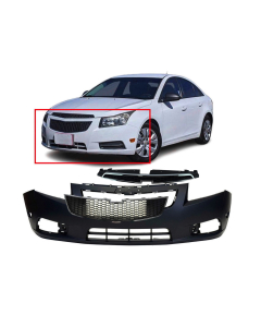 Bumper Cover & Grille for Chevrolet Cruze 2011-2014