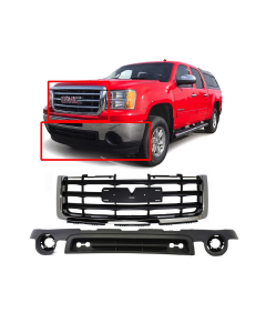 Bumper & Grille Kit for GMC Sierra 1500 2009-2013