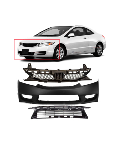 Bumper Cover & Grille Kit for Honda Civic 2009-2011