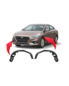Fender Liner Set for Hyundai Accent 2018-2022
