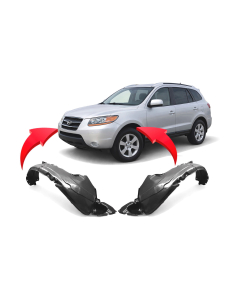 Fender Liner Set for Hyundai Santa Fe 2007-2009