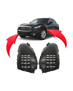Fender Liner Set for Infiniti QX70 2009-2017