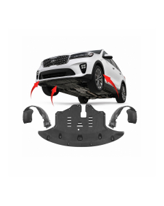 Engine Splash Shield & Fender Liner Set Kit for Kia Sorento 2019-2020