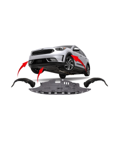 Engine Splash Shield & Fender Liner Set Kit for Kia Niro 2017-2019