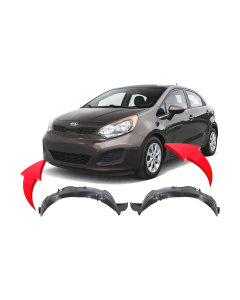 Fender Liner Set for Kia Rio 2012-2014