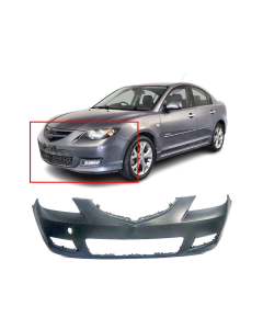 Bumper Cover for Mazda 3 2007-2009