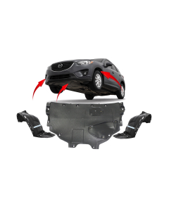 Engine Splash Shield & Fender Liner Set Kit for Mazda CX-5 2013-2016