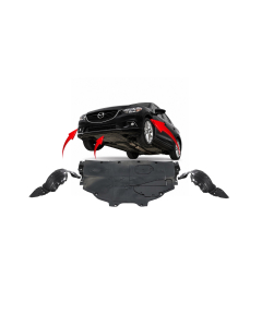 Engine Splash Shield & Fender Liner Set Kit for Mazda 6 2014-2017