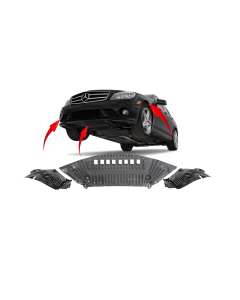 Engine Splash Shield & Fender Liner Set Kit for Mercedes-Benz C63 AMG 2008-2015