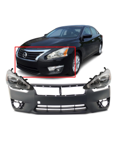 Bumper Cover & Hl Set for Nissan Altima 2013-2015