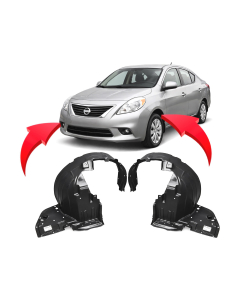 Fender Liner Set for Nissan Versa 2012-2014