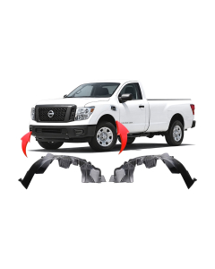 Fender Liner Set for Nissan TITAN 2017-2023