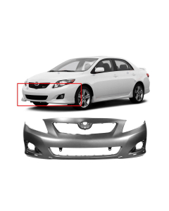 Bumper Cover for Toyota Corolla 2009-2010 S/XRS