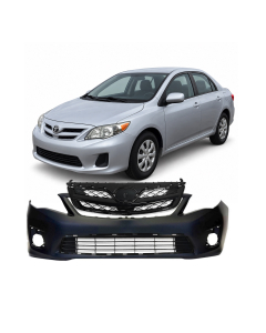 Bumper Cover & Grille Kit for Toyota Corolla 2011-2013