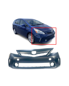 Bumper Cover for Toyota Prius V 2012-2014