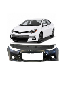Bumper & Absorber Kit for Toyota Corolla 2014-2016