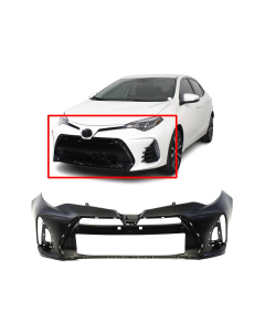 Bumper Cover for Toyota Corolla 2017-2019