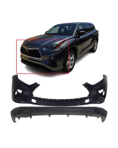 Bumper Cover Kit for Toyota Highlander 2020-2023