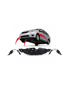 Engine Splash Shield & Fender Liner Set Kit for Toyota Sienna 2011-2014