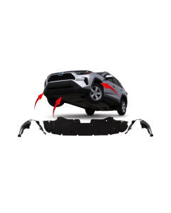 Engine Splash Shield & Fender Liner Set Kit for Toyota RAV4 2019-2024