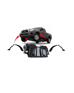 Engine Splash Shield & Fender Liner Set Kit for Toyota Tacoma 2005-2011