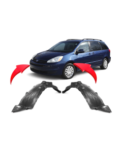 Fender Liner Set for Toyota Sienna 2004-2005