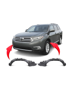 Fender Liner Set for Toyota Highlander 2011-2013