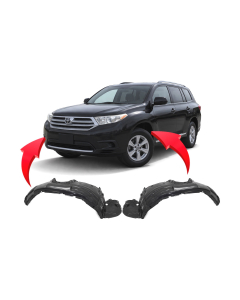 Fender Liner Set for Toyota Highlander 2011-2013