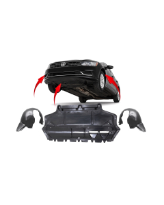 Engine Splash Shield & Fender Liner Set Kit for Volkswagen Passat 2016-2019