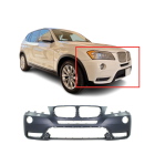 Front Bumper Cover For 2011-2014 BMW X3 w/ headlight washer/fog lamp hole xDrive