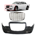 Front Bumper Cover & Grille Kit For 2005-2010 Chrysler 300 4805774AD CH1000441