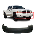 Primed Front Bumper Cover For 2005-2007 Dodge Dakota Pickup Truck w/ Fog