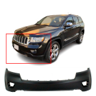 Primed Front Bumper Cover Fascia for 2011-2013 Jeep Grand Cherokee 11-13