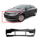 Front Bumper Cover For 2015-2017 Chrysler 200 W/Park Holes Primed CH1000A16