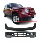 Front Bumper Cover Kit For 2011-2017 Jeep Patriot W/Fog Hls CH1014103 CH1015111