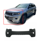 Front Upper Bumper Cover For 2017-2021 Jeep Grand Cherokee Primed CH1014129