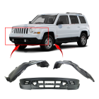 Bumper Cover & Fender Liner Kit for Jeep Patriot 2011-2017
